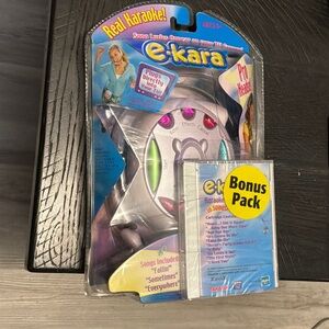Vintage E-Kara Karaoke Machine with Bonus Pack